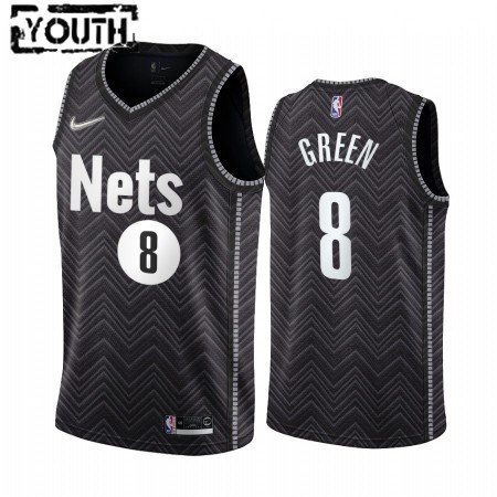 Maglia NBA Brooklyn Nets Jeff Green 8 2020-21 Earned Edition Swingman - Bambino